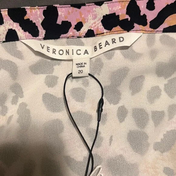 Veronica Beard Multicolor Leopard Print skirt - Picture 4 of 8